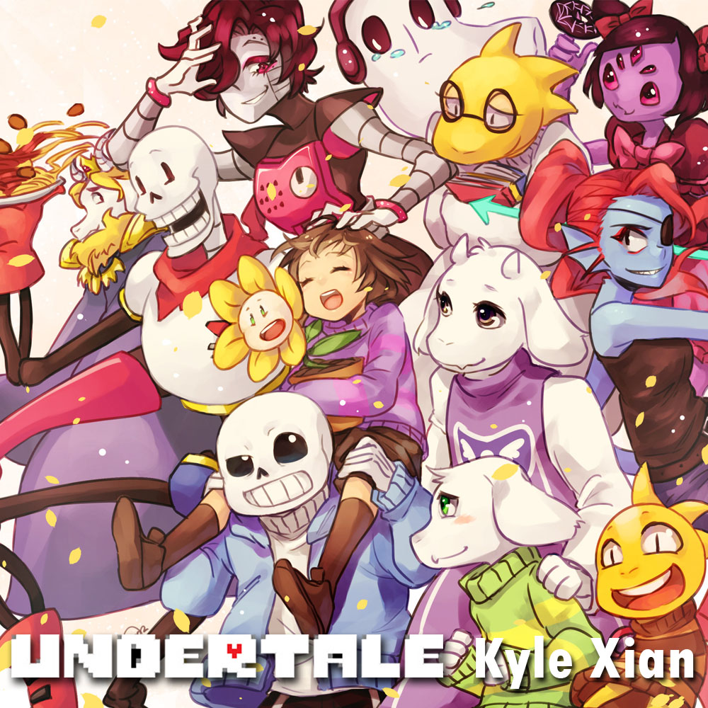 UNDERTALE三周年纪念·传说之下16首BGM四手联弹无缝串烧（Cover Toby Fox）