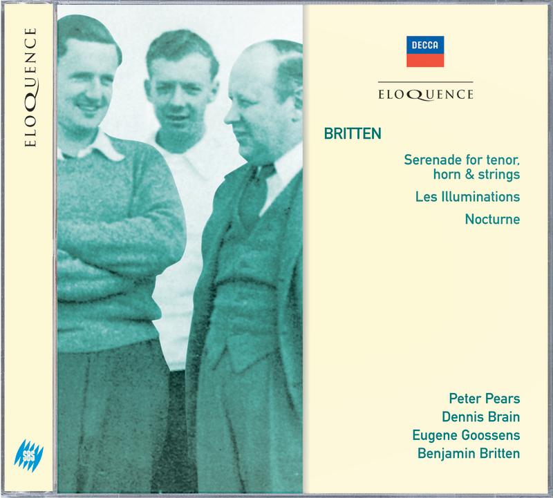 Nocturne for tenor, 7 obligato instruments & strings, Op. 60:1. "On A Poet's Lips I Slept"
