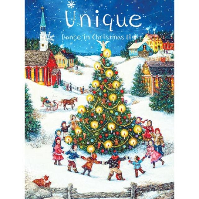 Dance in Christmas light